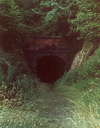 Combe Down Tunnel south portal, abandoned