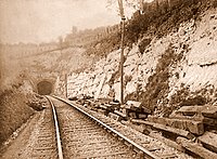 Combe Down Tunnel south portal, early image
