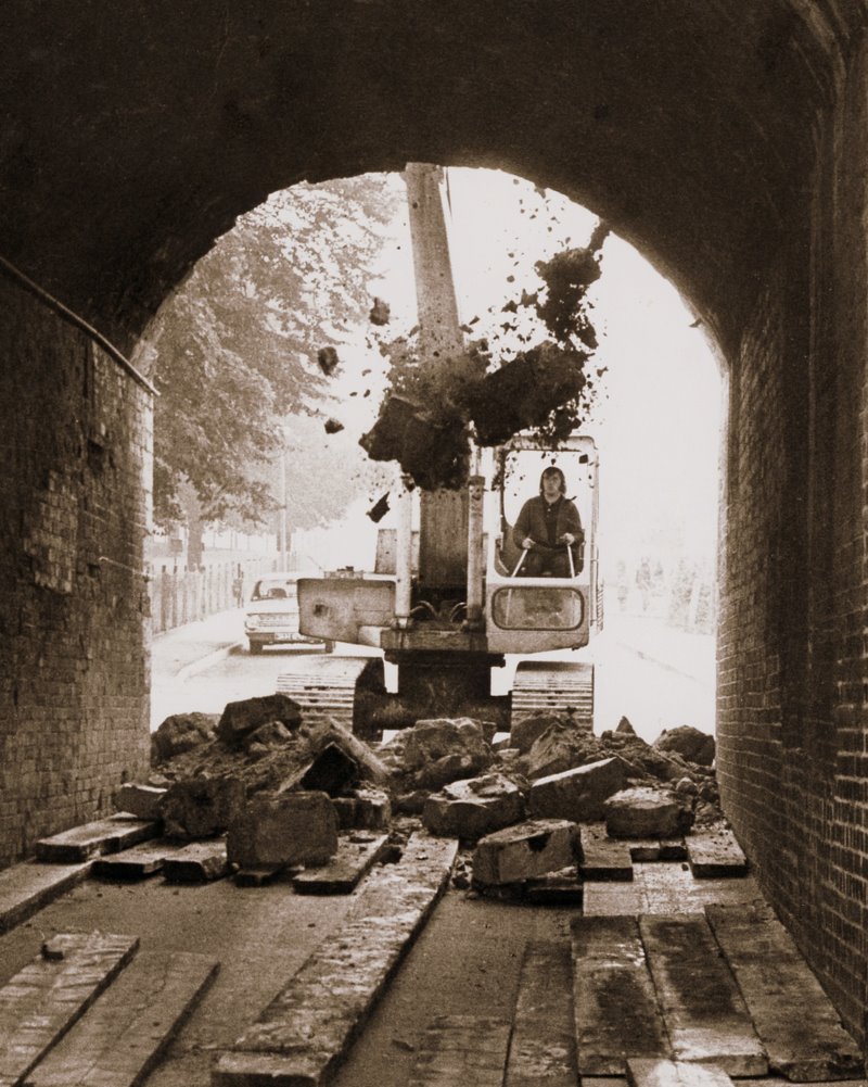 Monksdale Road bridge demolition