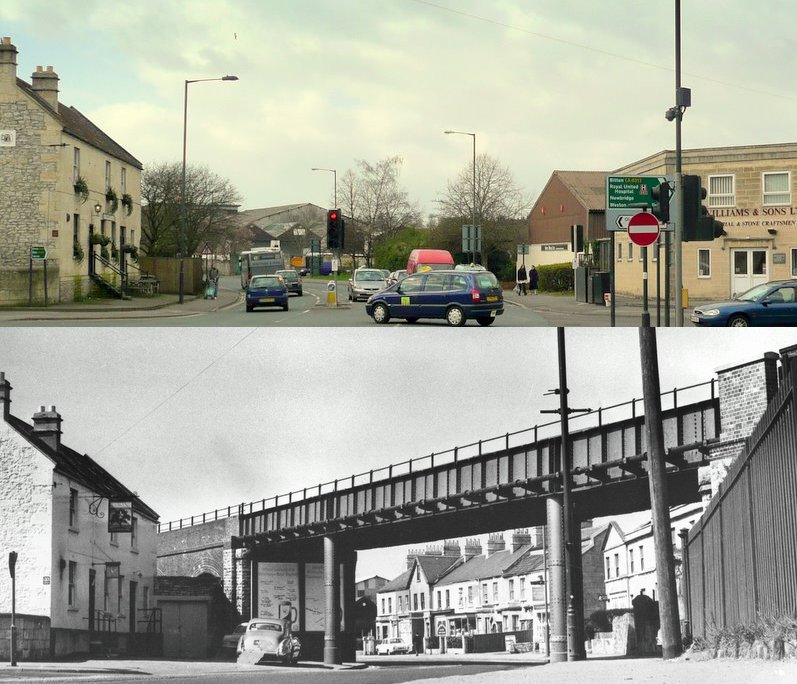 Twerton Viaduct, 1968