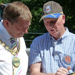 Chairman of B&NES, Neil Butters and John Sawyer, one time loco fireman on the railway, discuss life on the footplate